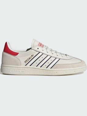 Men’s adidas spezial Sneakers with Black Stripes and red Heel Tab